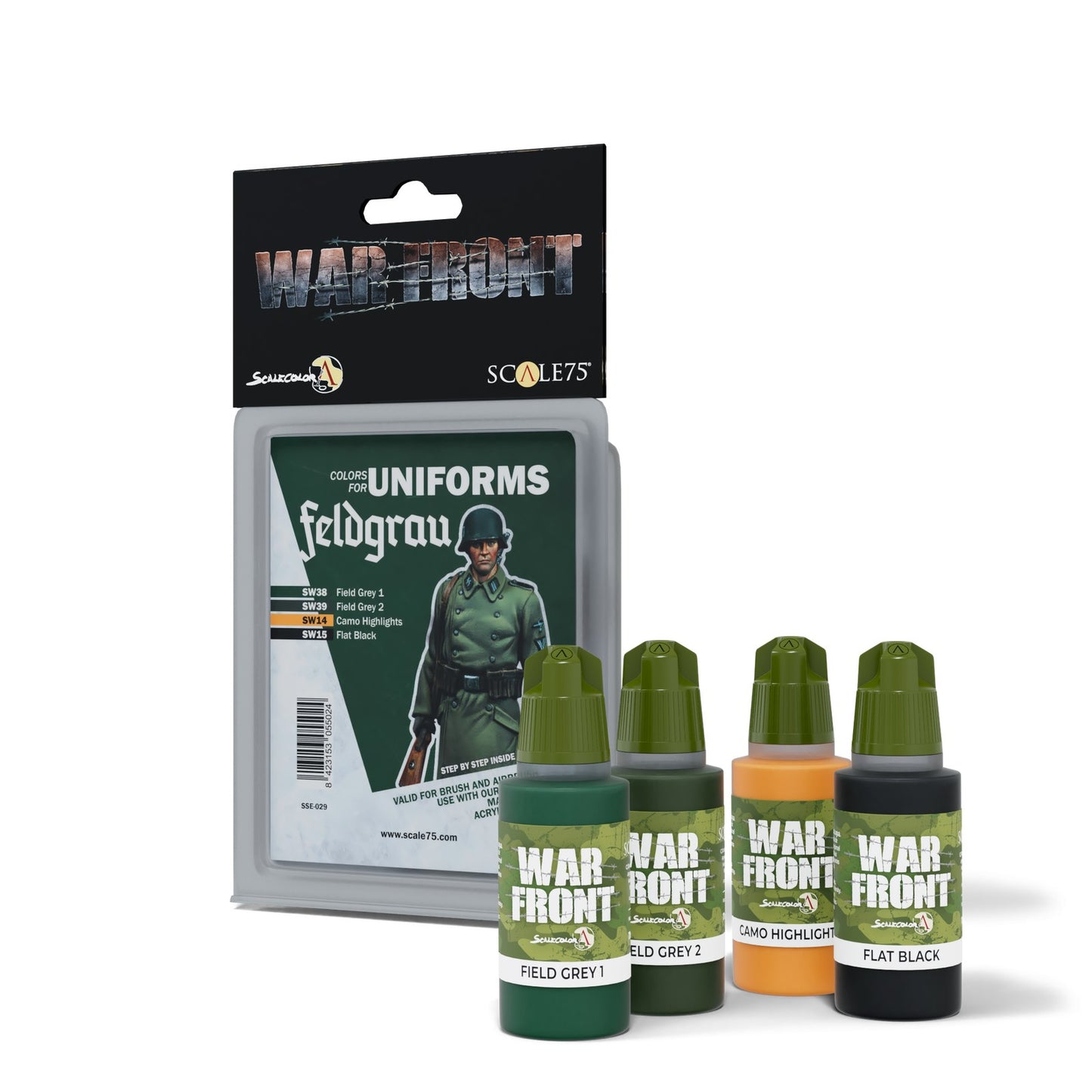 Scale 75 - Warfront - Feldgrau Paint Set