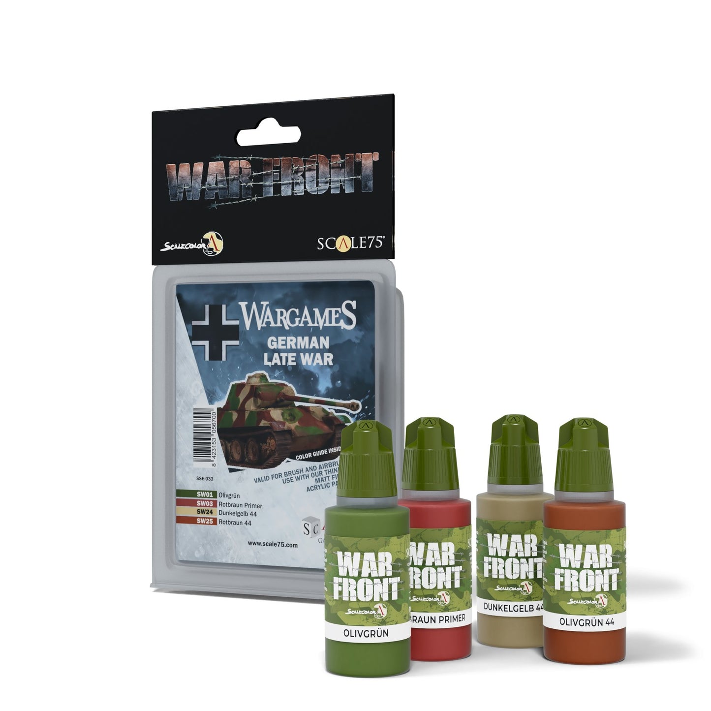 Scale 75 - Warfront - German Late War Paint Set