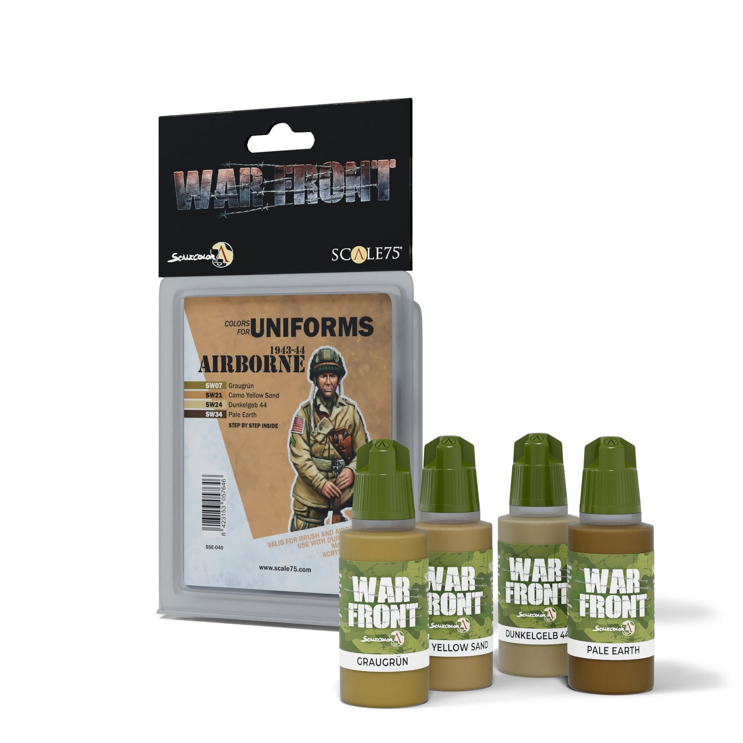 Scale 75 - Warfront - Airborne 1943-44 Paint Set
