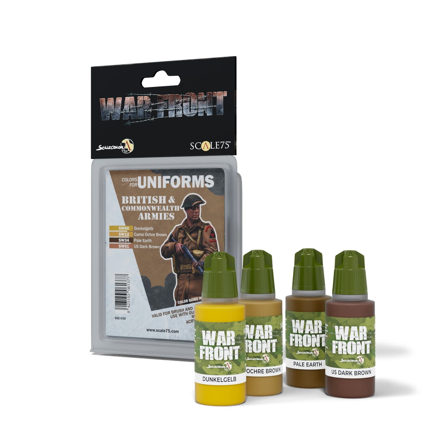 Scale 75 - Warfront - British & Commonwealth Armies Paint Set