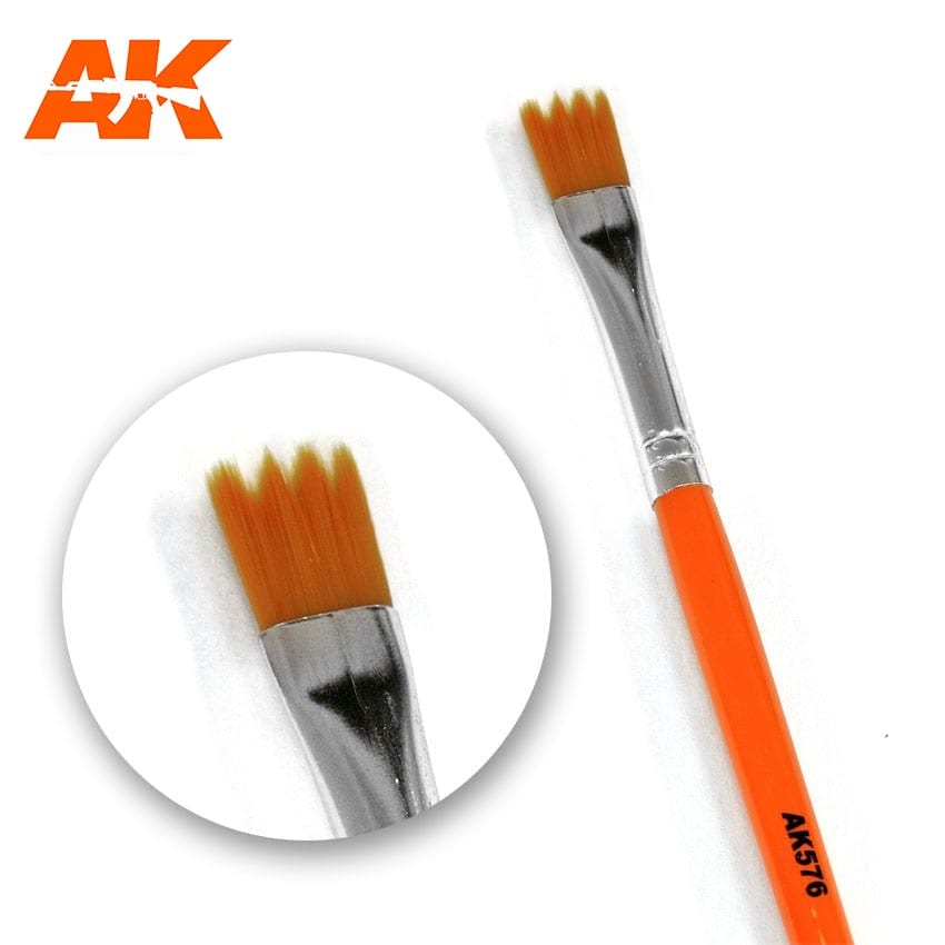 Ak Interactive - Brushes - Weathering Brush Saw Shape