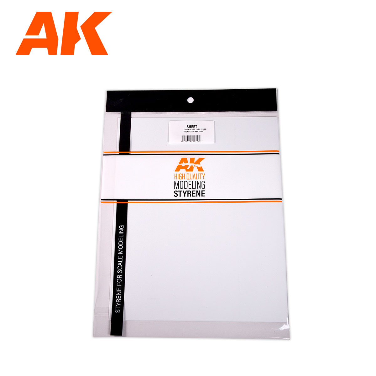 Ak Interactive - Styrene - 0.7mm Thickness X 245 X 195mm