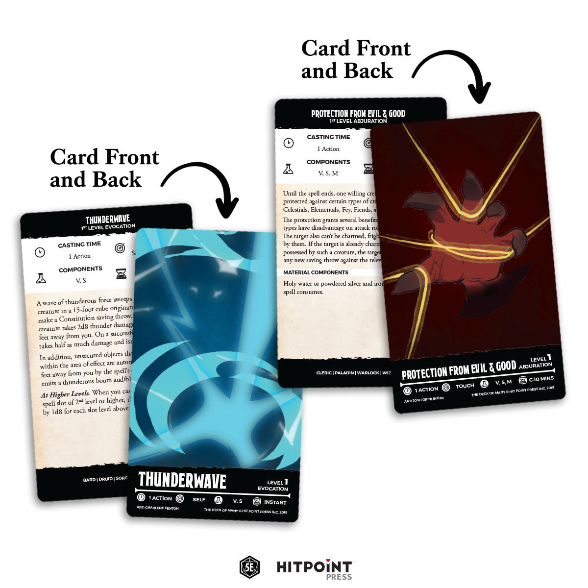 Animated Spells: Level 1, G-Z