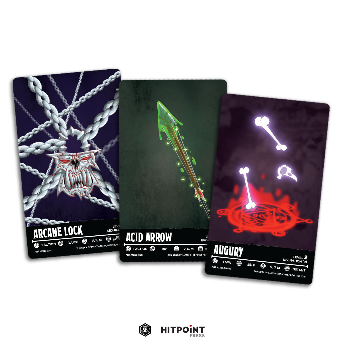 Animated Spells: Level 2, A-H