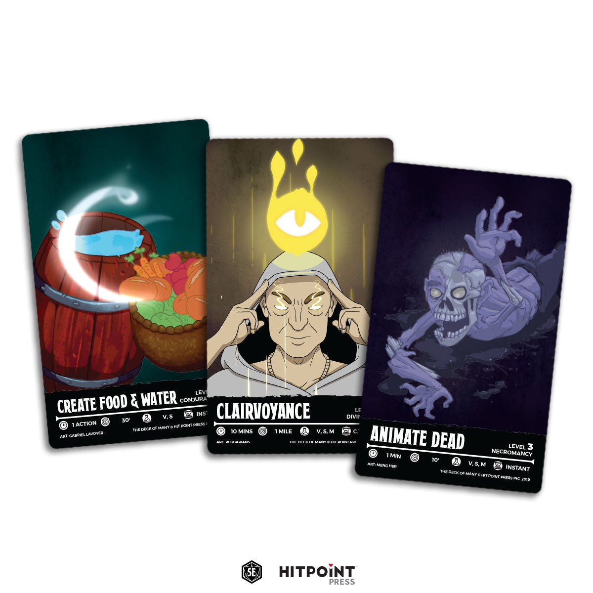 Animated Spells: Level 3, A-M