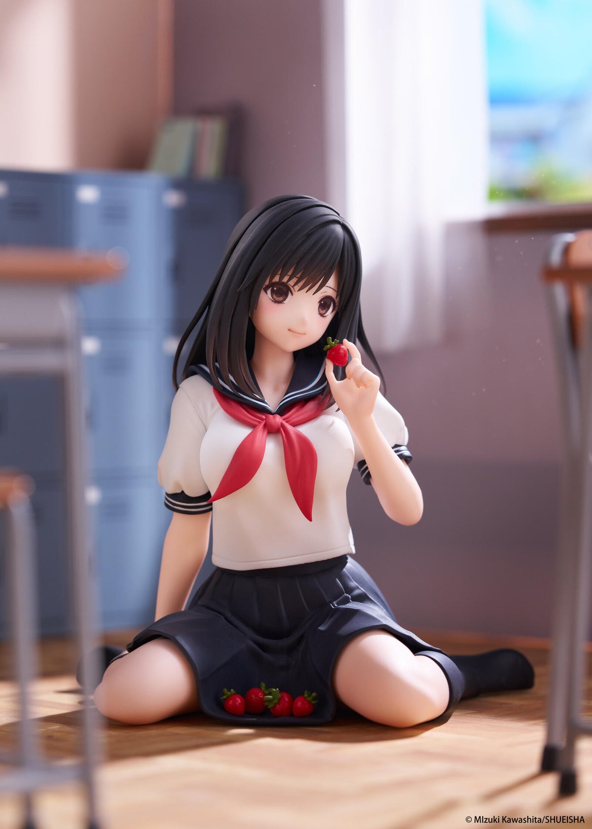 Strawberry 100% Desktop Cute Figure Aya Tojo (School Uniform Version)