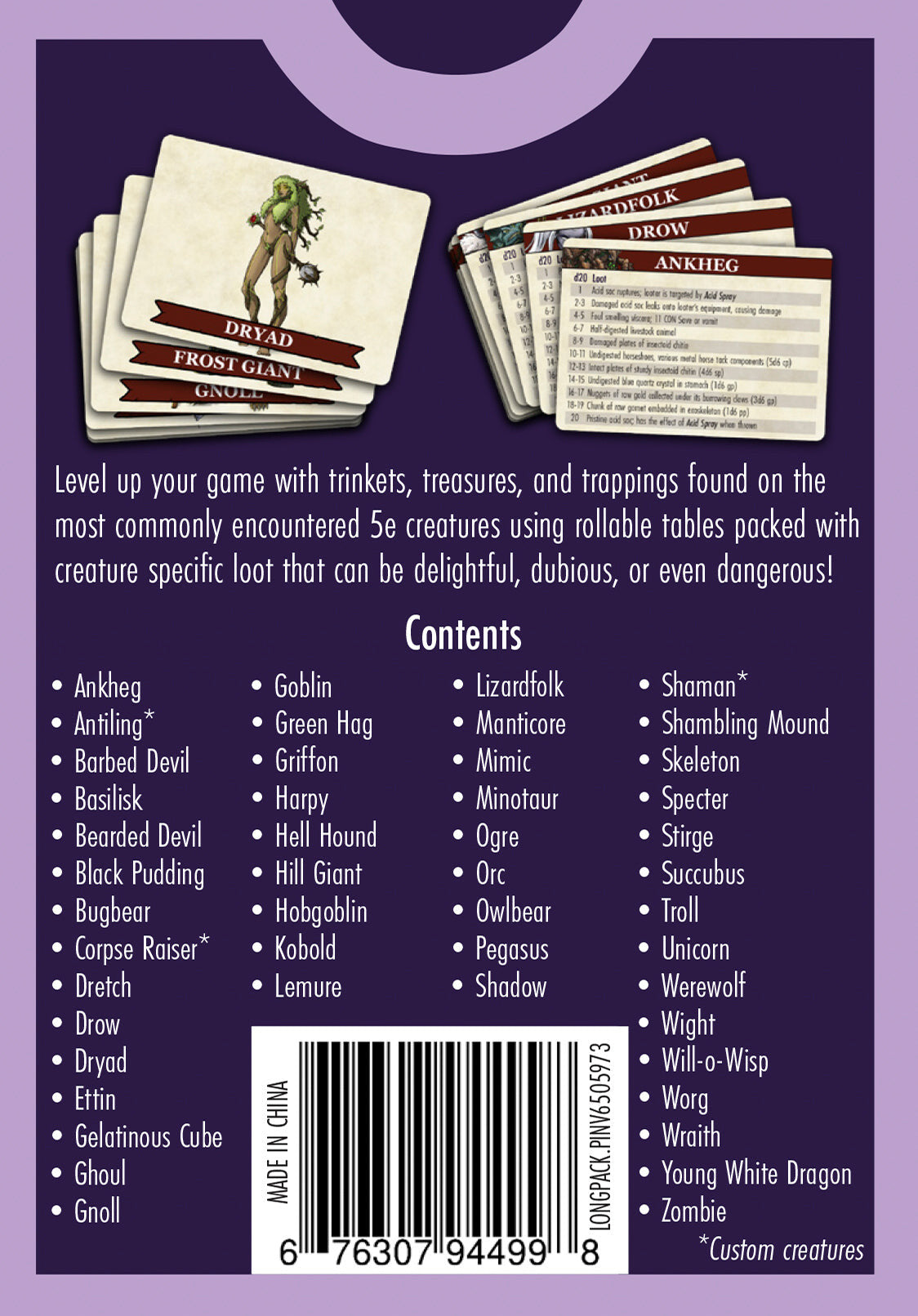 The Deck of Loot - Core Pack 1 - CR 0-6
