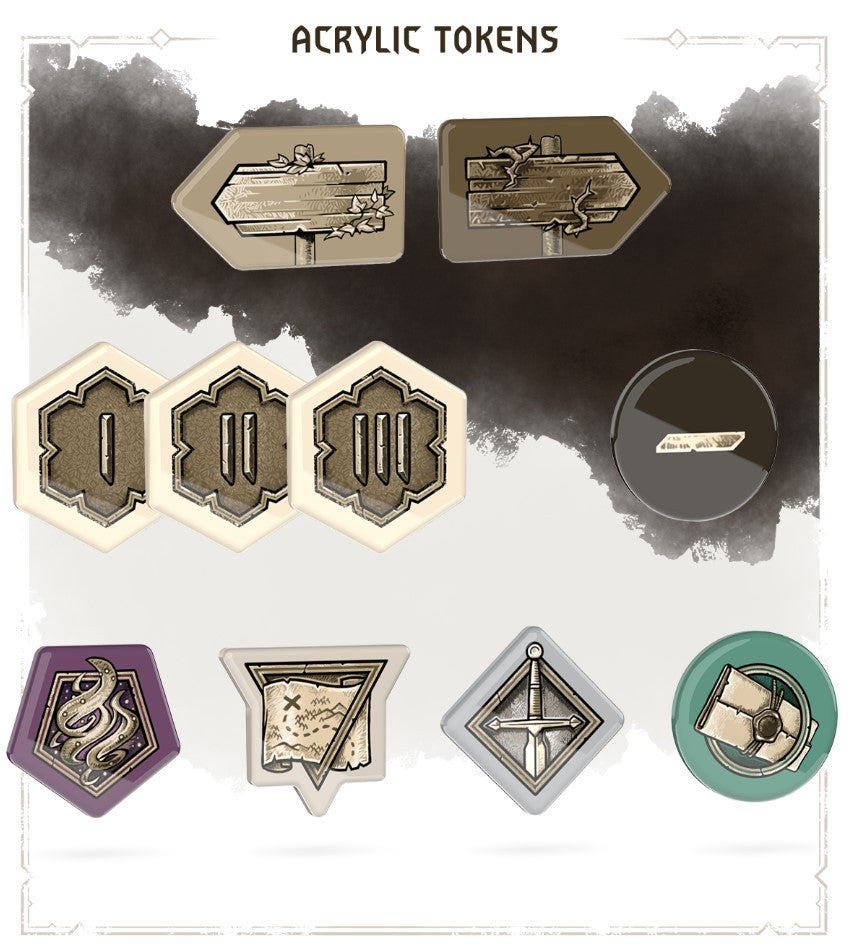 The Witcher Path of Destiny - Acrylic Tokens