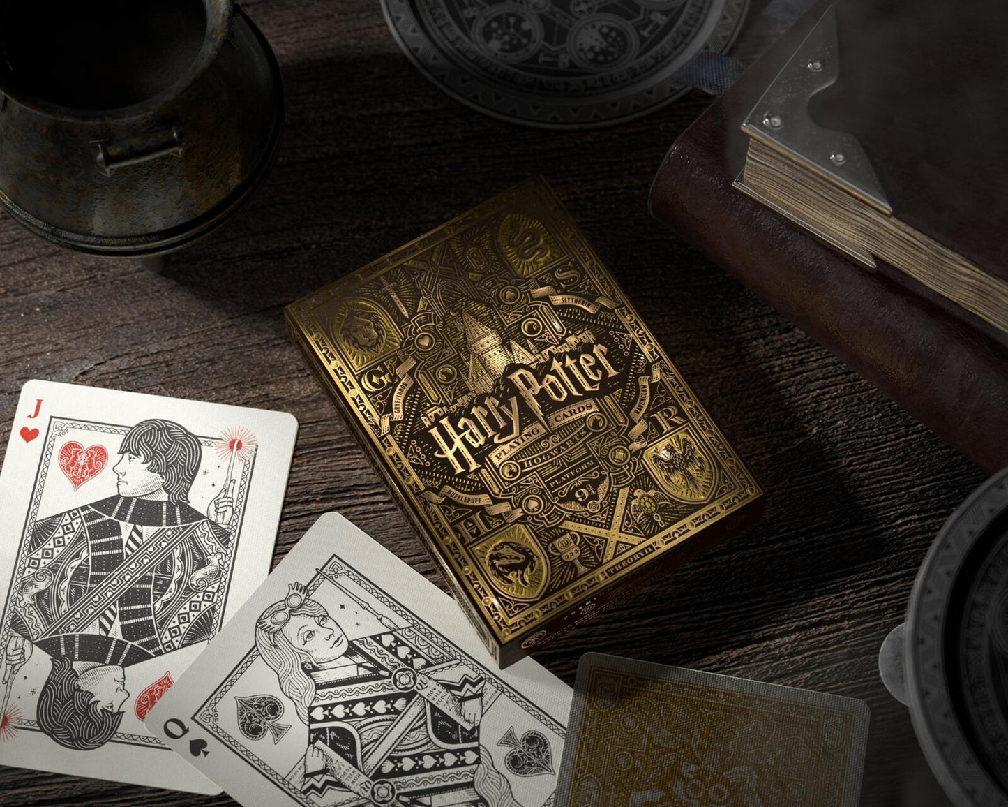 theory11 Harry Potter (Yellow) Playing Cards