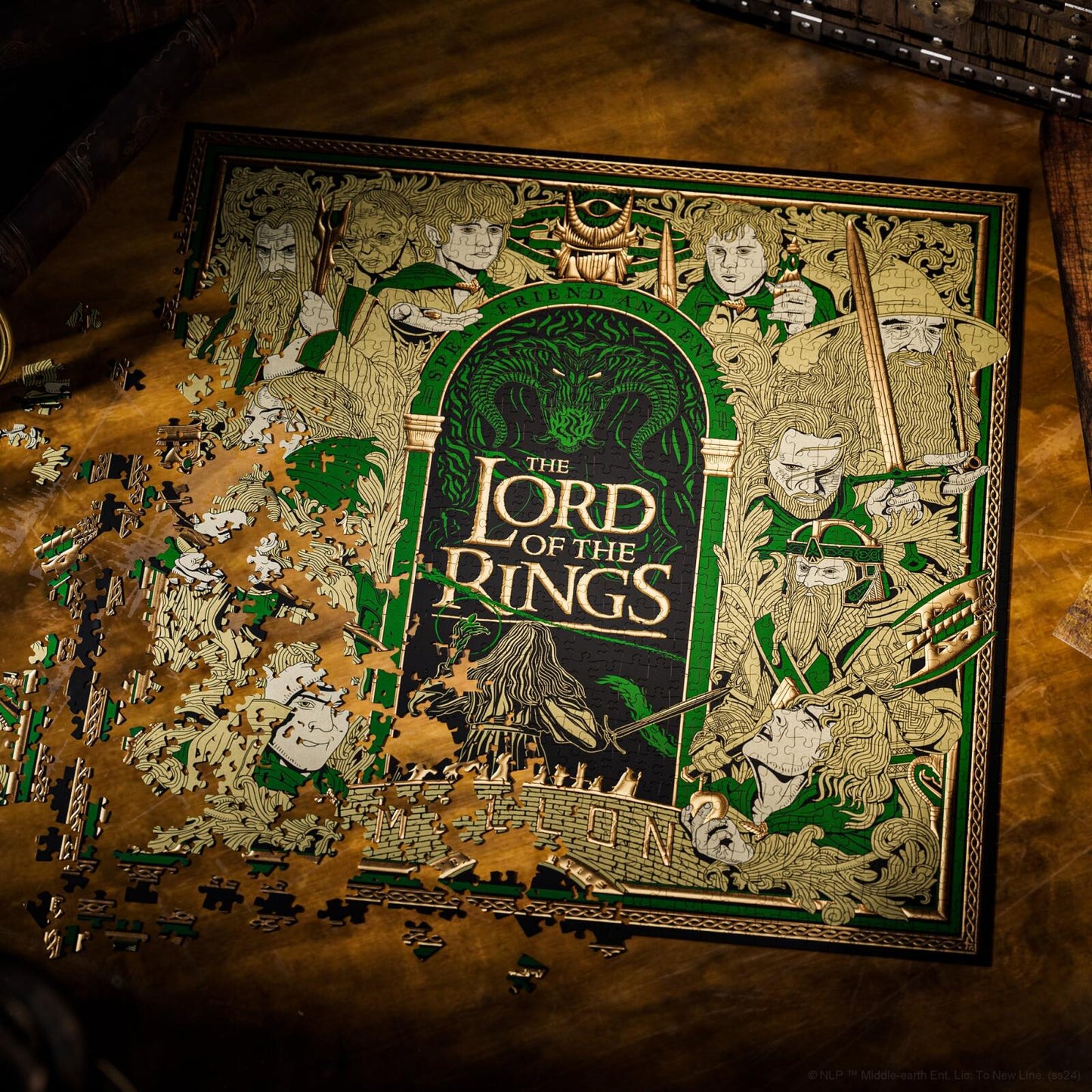 theory11 Lord of the Rings Puzzle 1,000 Piece Jigsaw Puzzle