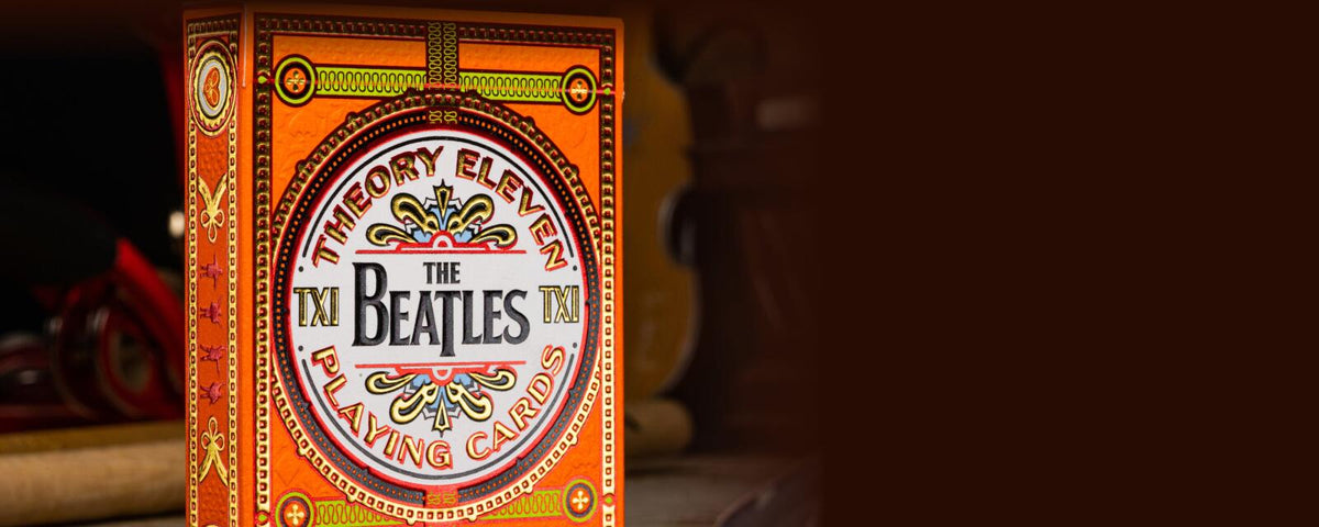 theory11 The Beatles (Orange) Playing Cards