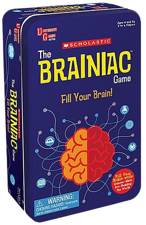 Tinned Game - Scholastic The Brainiac Game