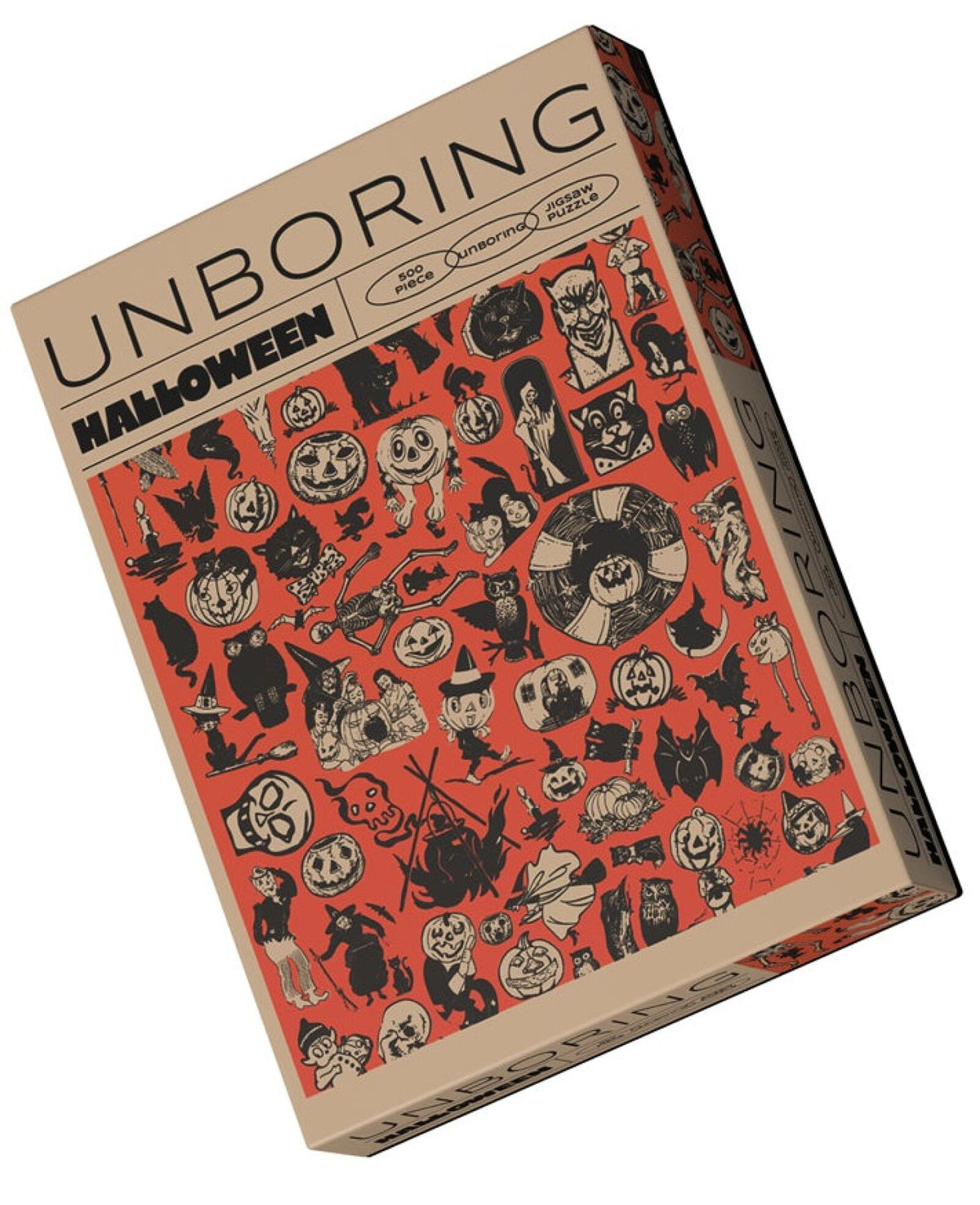 Unboring Halloween 500 pc Wonky Cut Puzzle