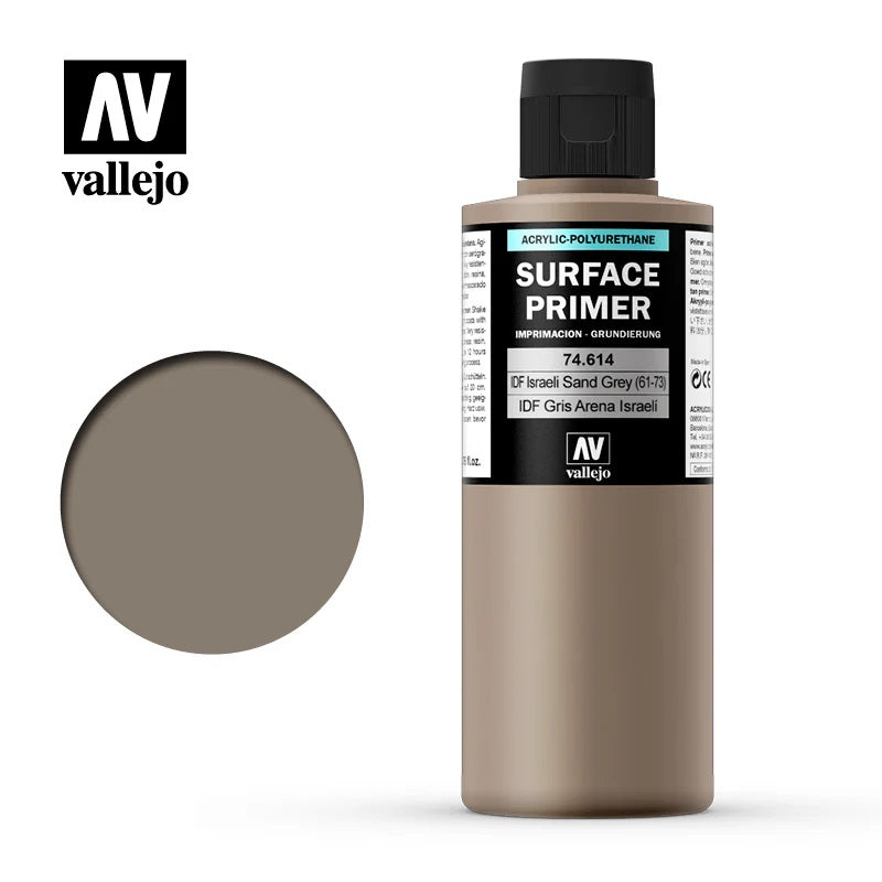 Vallejo - Surface Primer - Idf Israeli Sand Grey 61-73 200ml