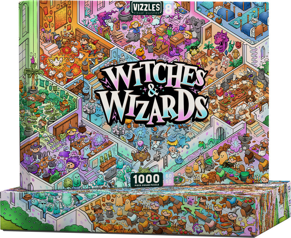 Vizzles Witches and Wizards 1000pc Jigsaw Puzzle