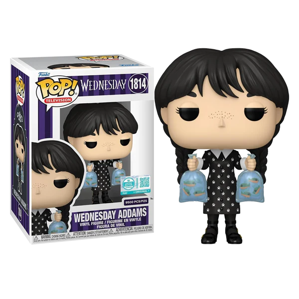 Wednesday - Wednesday Addams w/Piranhas Pop! Vinyl LE 9500pcs