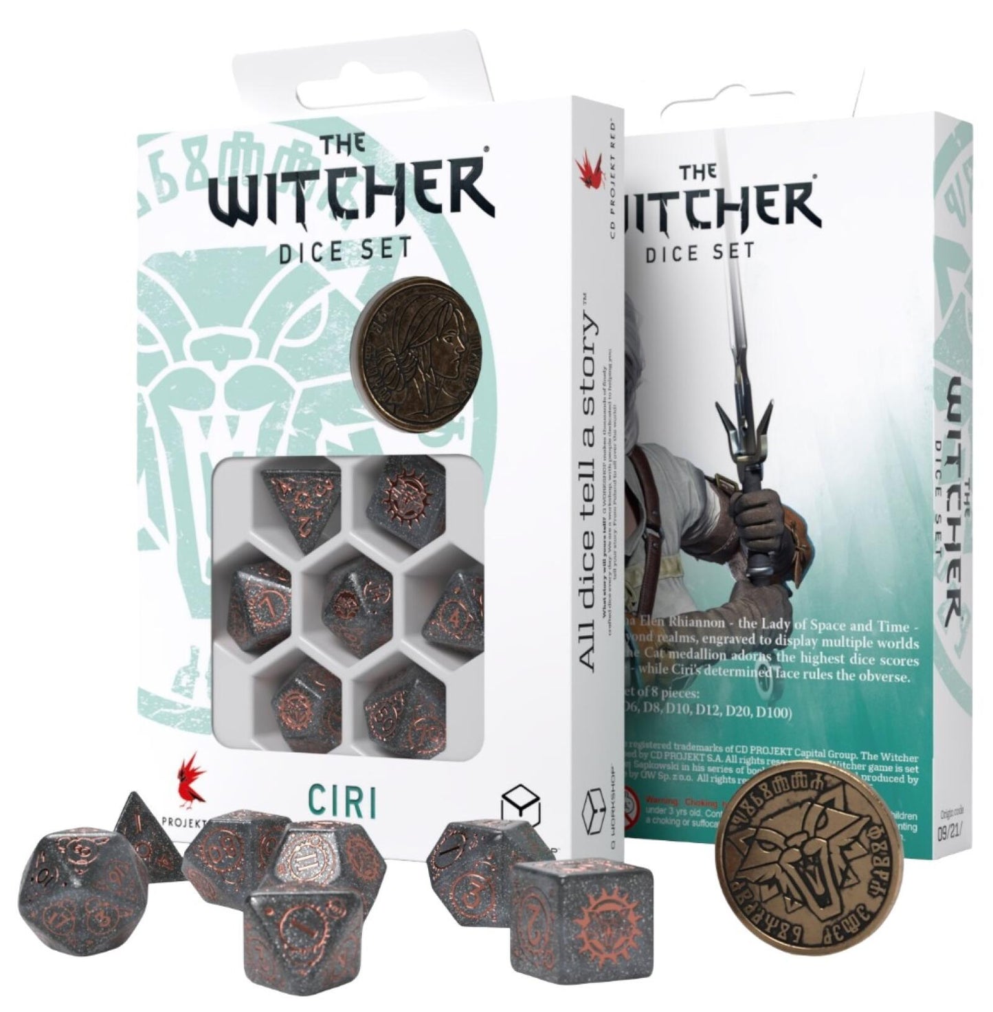 The Witcher Dice Set Ciri Elder Blood