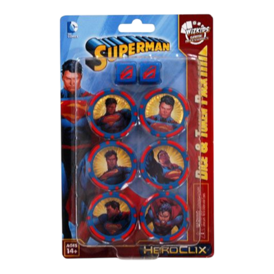 Heroclix - DC Superman Dice & Token Pack