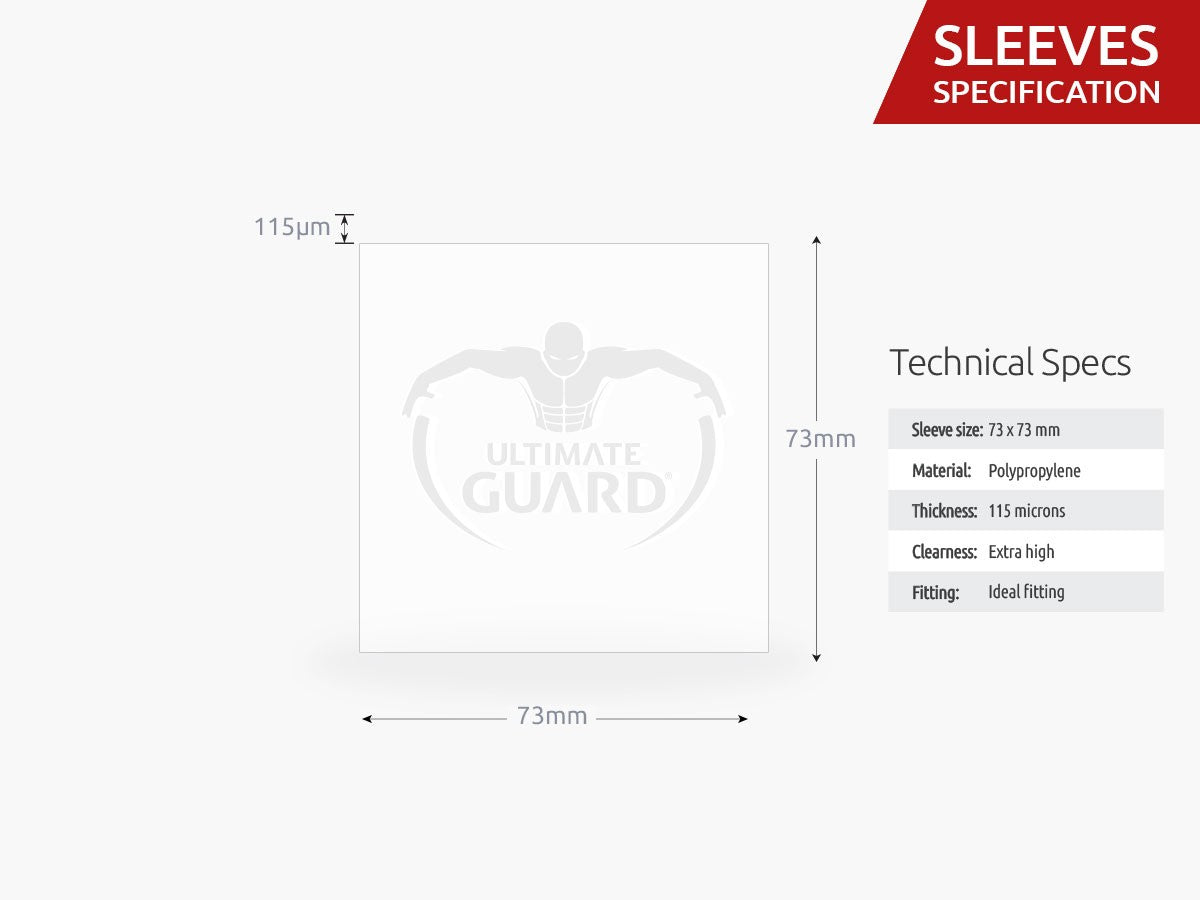 Sleeves Ultimate Guard Supreme Sleeves for Board Game Cards Square (50) - Ozzie Collectables