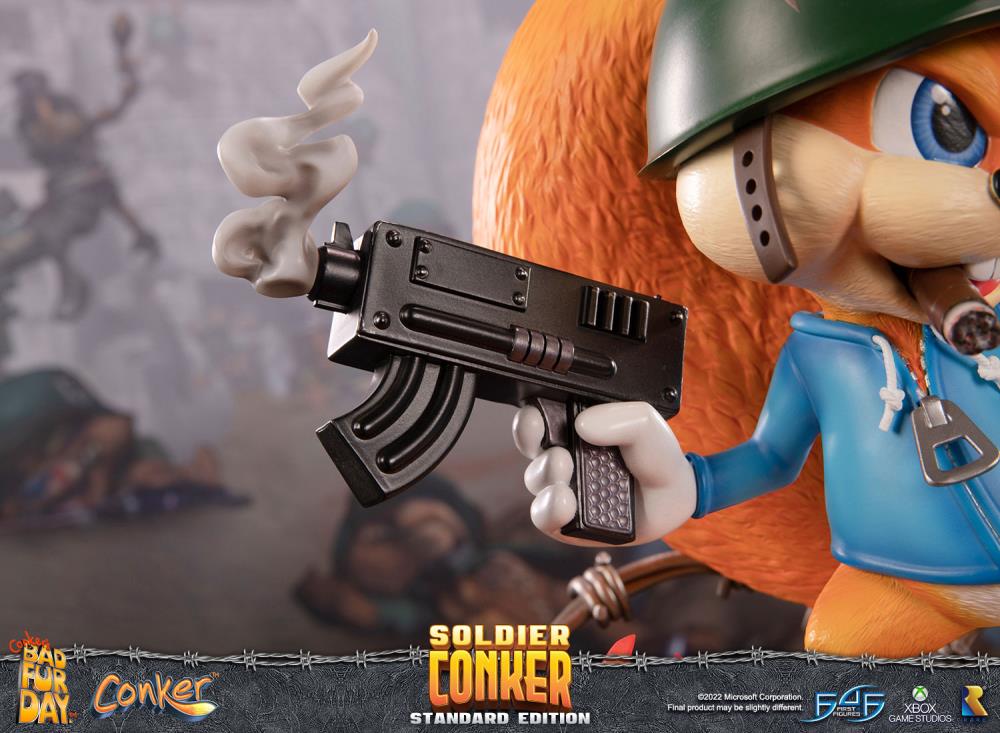 Conker - Soldier Conker Statue