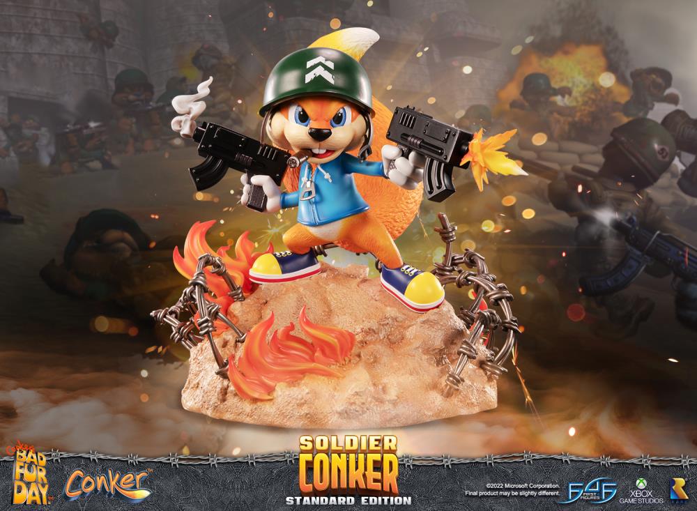 Conker - Soldier Conker Statue