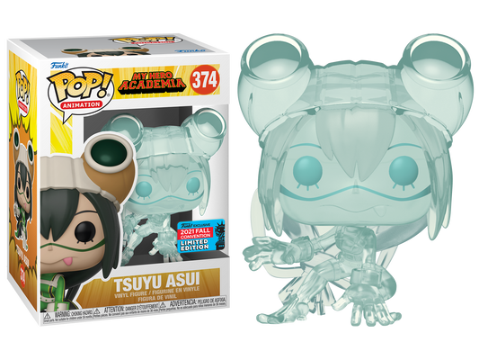 My Hero Academia - Tsuyu Asui Translucent NYCC 2021 Fall Convention Exclusive Pop! Vinyl #374