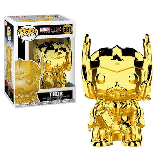 Marvel Studios 10th Anniversary - Thor Gold Chrome Pop! Vinyl #381