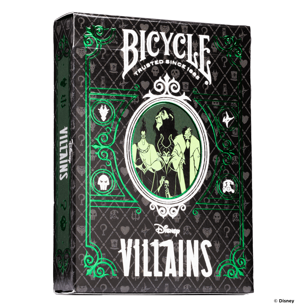 Bicycle Disney Villains Green/Purple Mix Playing Cards