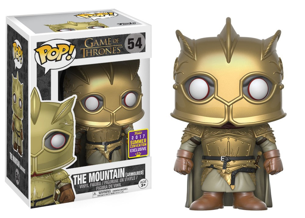 Game Of Thrones - The Mountain (Armoured) 2017 SDCC Exclusive Pop! Vinyl