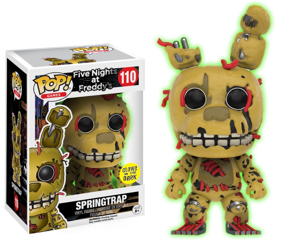 Five Nights At Freddy's - Springtrap Glow In The Dark Pop! Vinyl #110