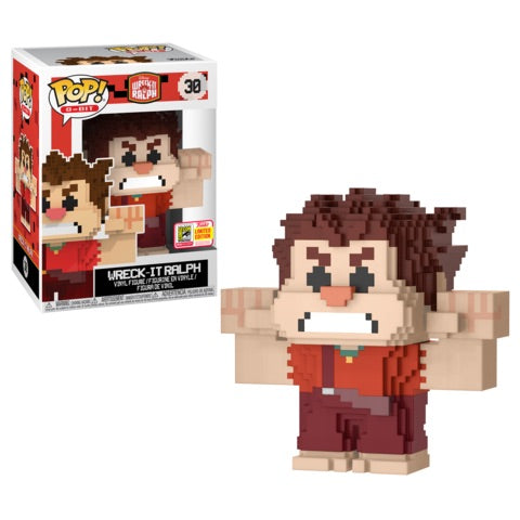 Wreck it Ralph - 8-Bit Ralph POP! Vinyl 2018 Funko Store Sticker San Diego Summer Convention Exclusive - Ozzie Collectables
