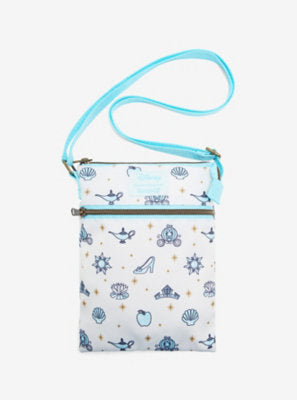 Loungefly Disney Princesses Icons Passport Crossbody Bag