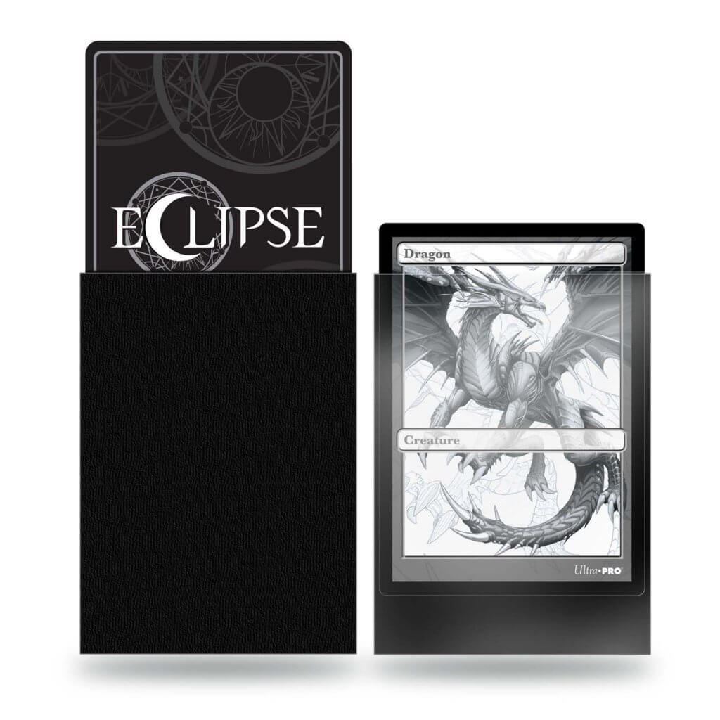 ULTRA PRO Deck Protector Standard - Matte 100ct Black ECLIPSE