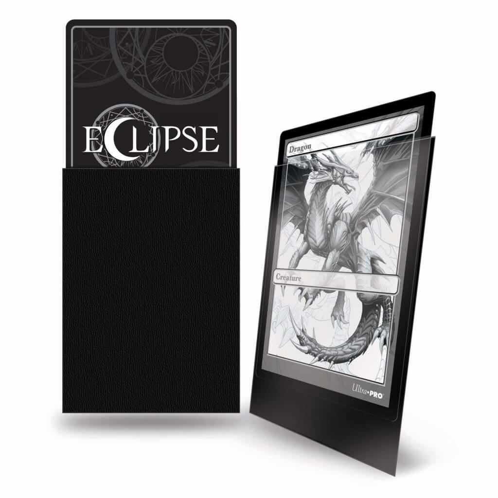 ULTRA PRO Deck Protector Standard - Matte 100ct Black ECLIPSE