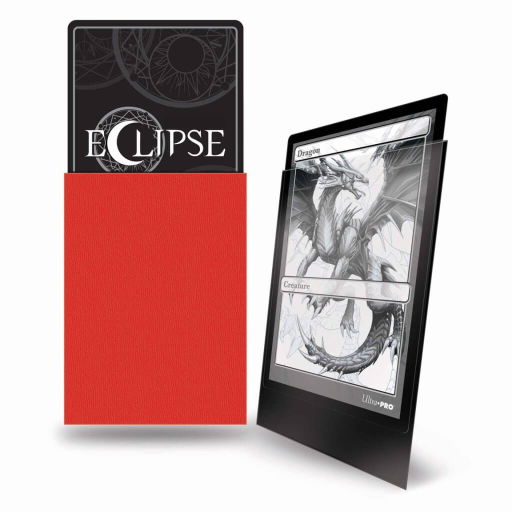 ULTRA PRO Deck Protector Standard - Matte 100ct Apple Red ECLIPSE