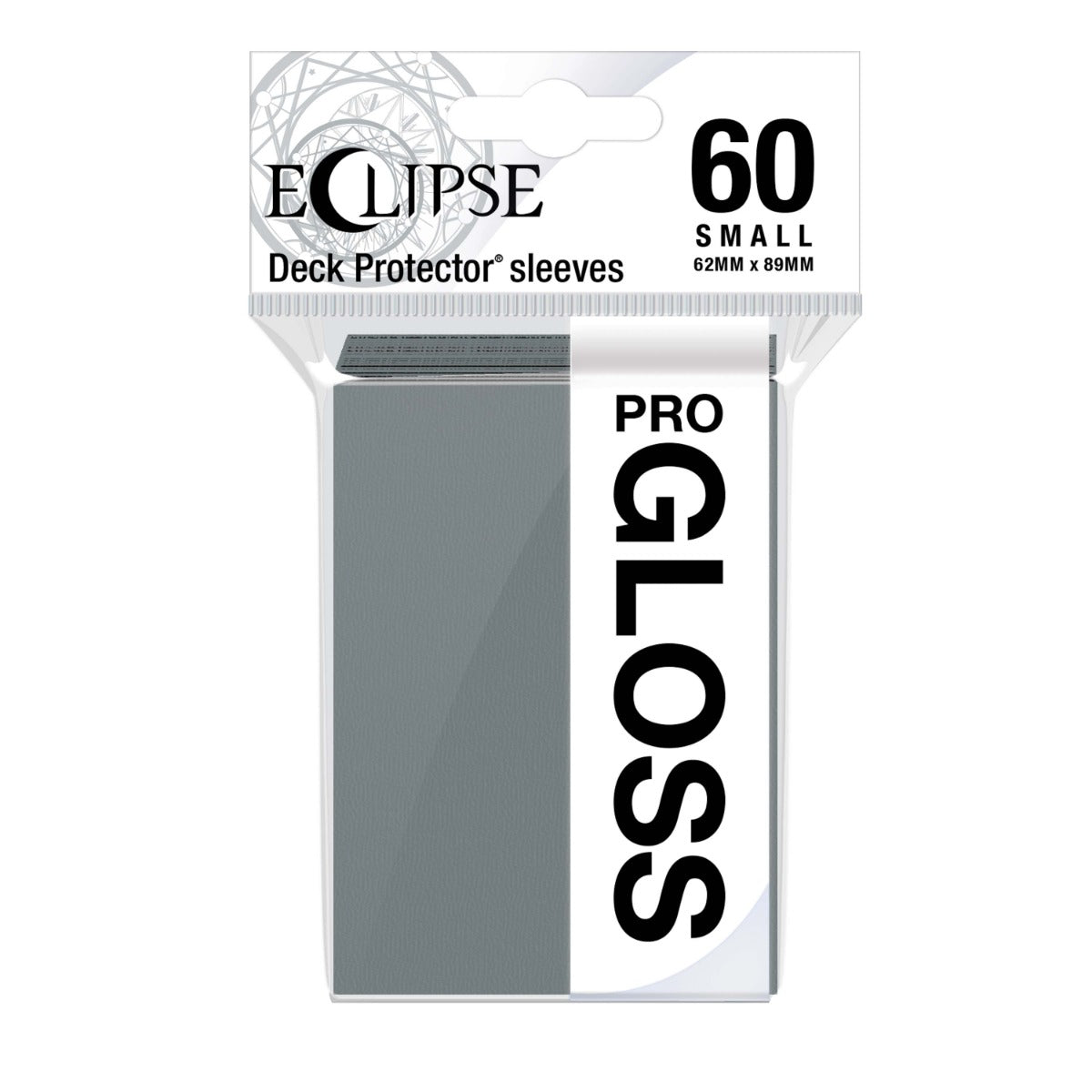 Ultra Pro: UP15635 Eclipse Gloss Small Sleeves 60 pack Smoke Grey | Ozzie Collectables Ultra Pro: UP15635 Eclipse Gloss Small Sleeves 60 pack Smoke Grey | Ozzie Collectables