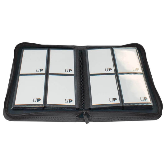 ULTRA PRO Binder - Vivid 4-Pocket Zippered Pro-Binder: Black