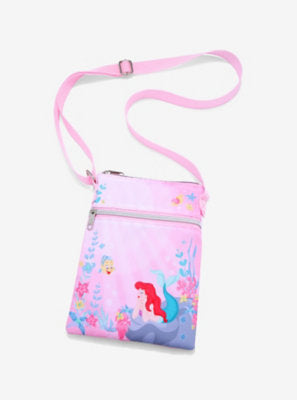 Loungefly Disney The Little Mermaid Underwater Daydream Passport Crossbody Bag