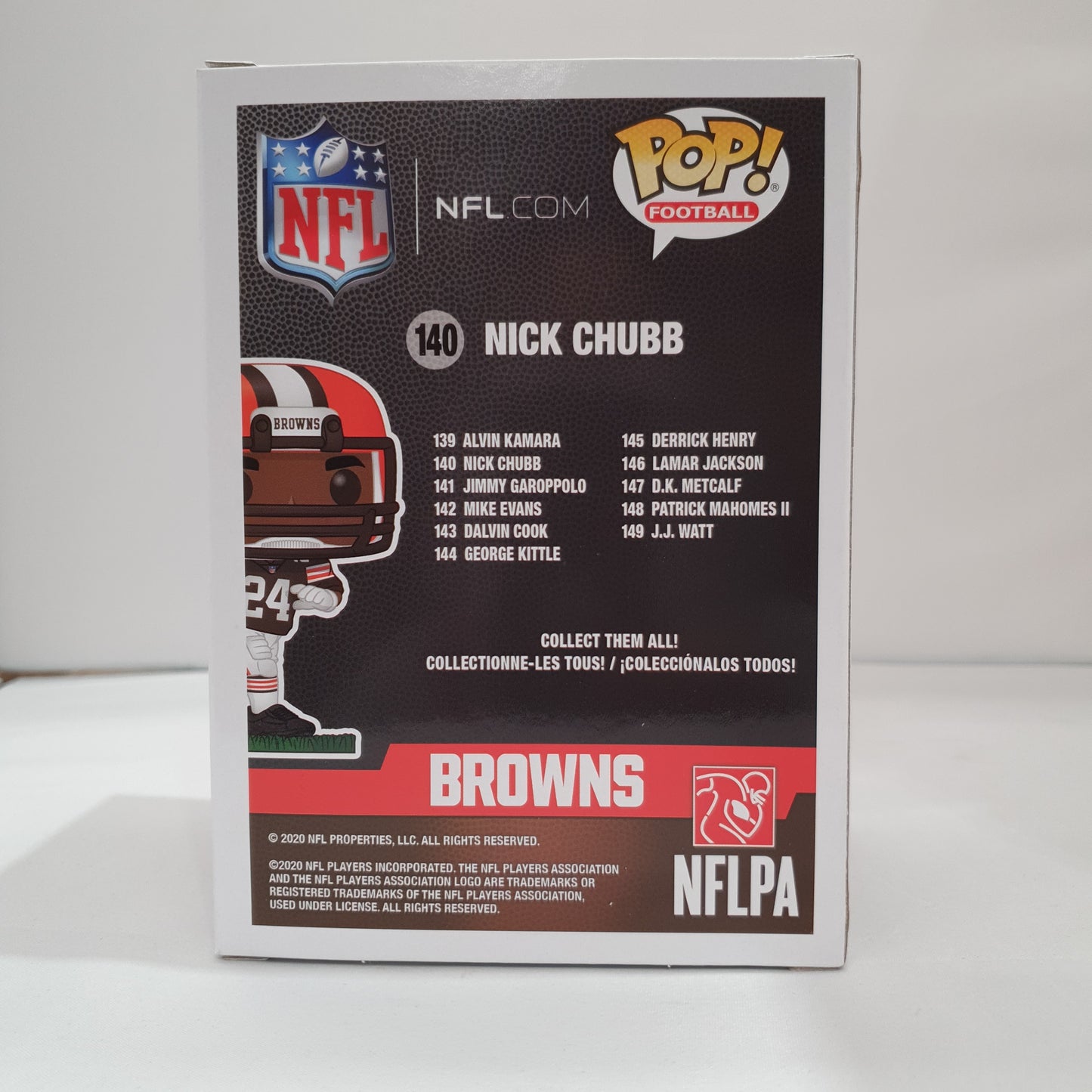 NFL Browns - Nick Chubb #140 Signed Pop! Vinyl