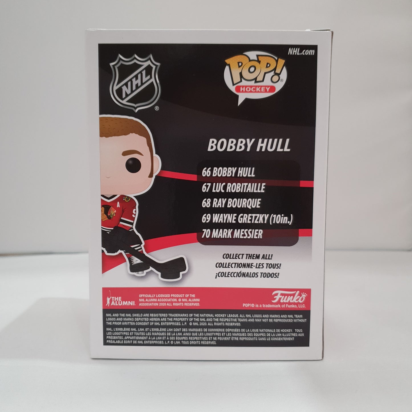 Hockey - Bobby Hull #66 Signed Pop! Vinyl