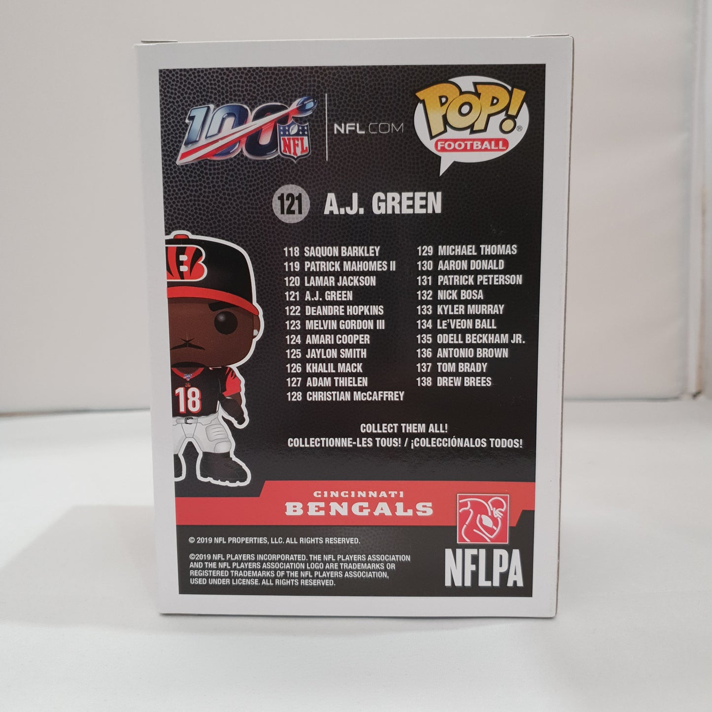 NFL - A.J Green #121 Signed Pop! Vinyl