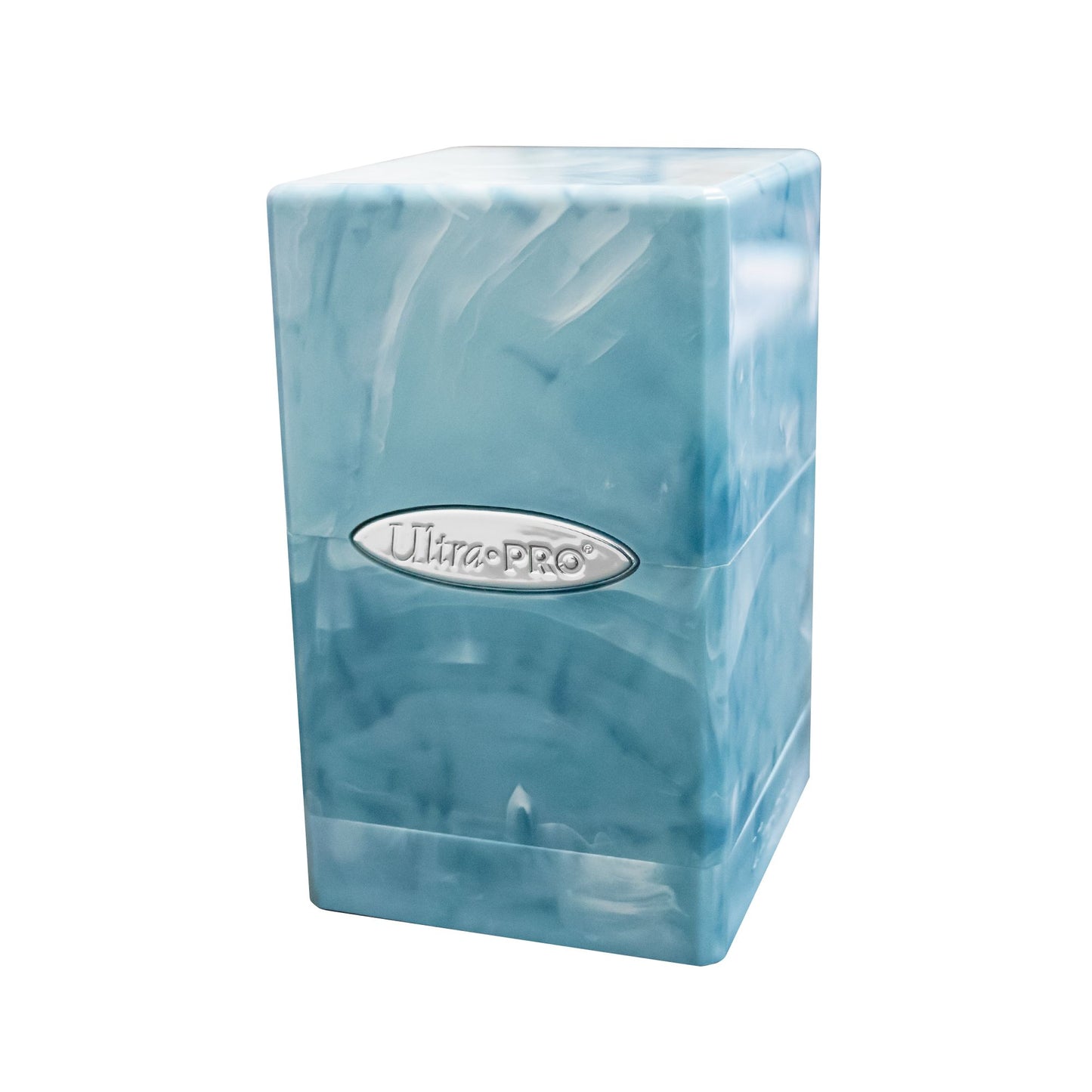 Ultra Pro: Marble Satin Tower - Light Blue - White