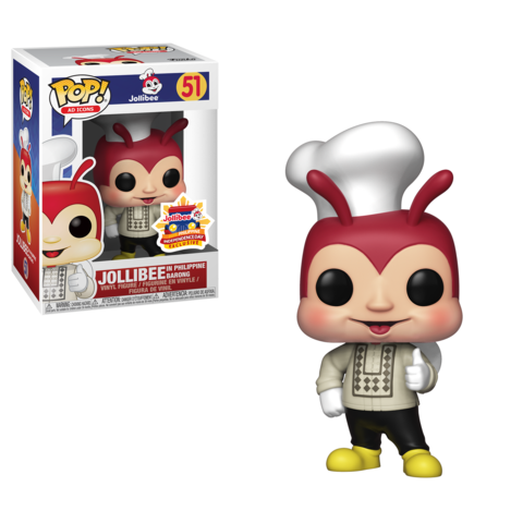 Ad Icons - Jollibee in Philippine Barong Independence Day Exclusive Pop! Vinyl - Ozzie Collectables