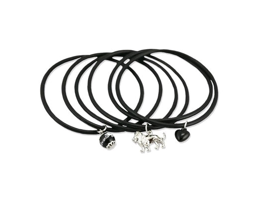 The Twilight Saga: New Moon - Jewellery Jelly Bangle with Charms Edward - Ozzie Collectables