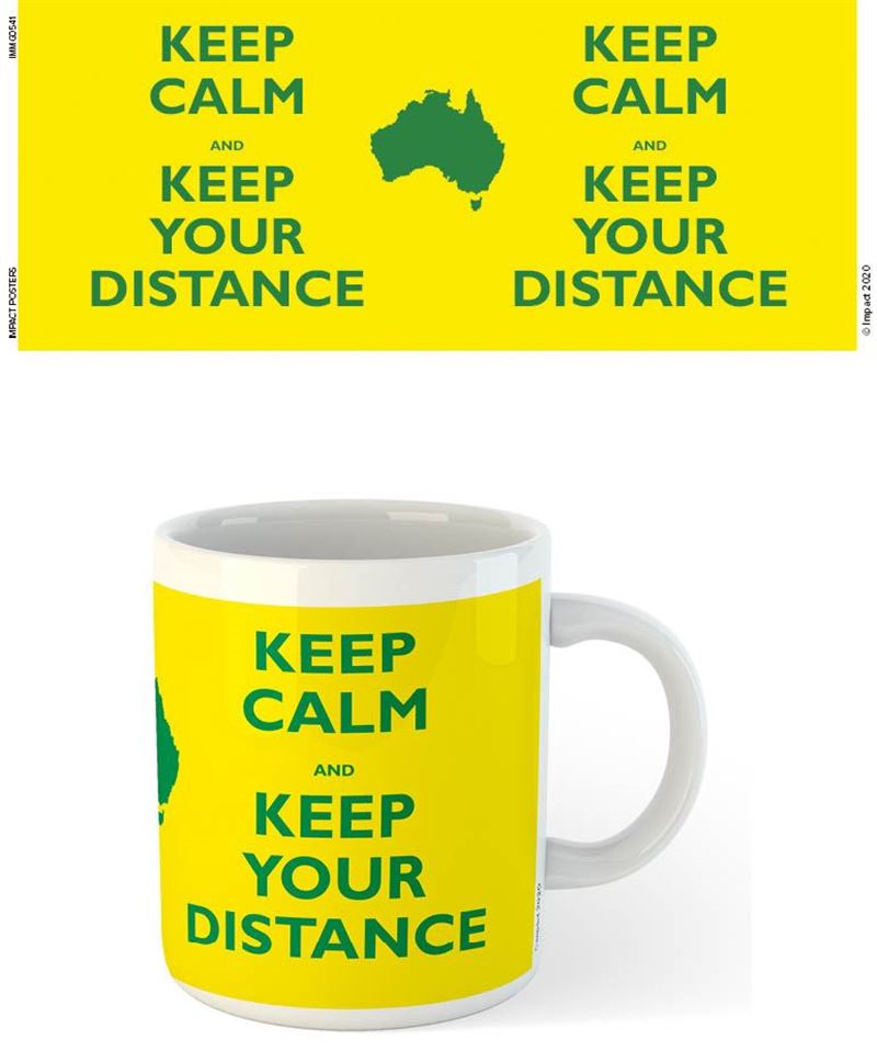 Keep Calm And Keep Your Distance Mugs