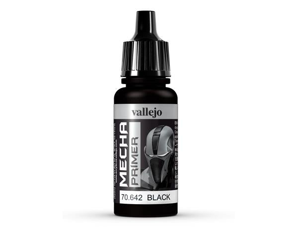 Vallejo Mecha Colour Black Primer 17ml - Ozzie Collectables