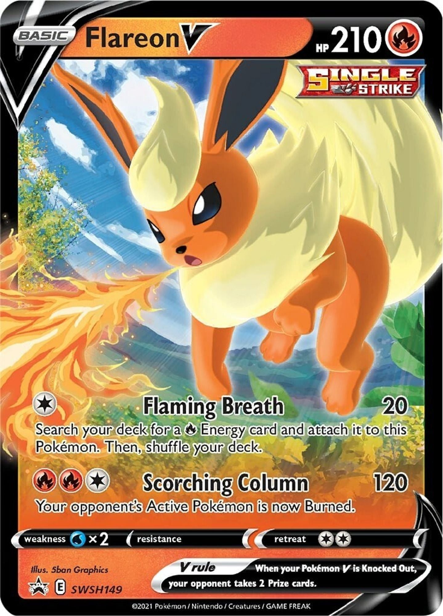 Flareon V - SWSH149