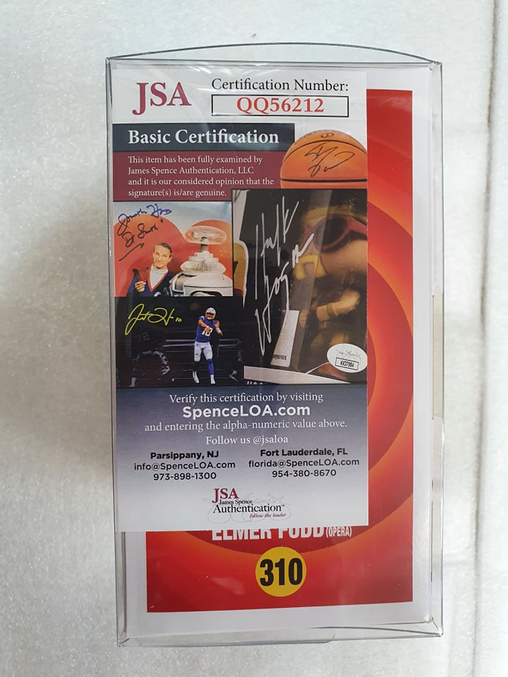 Looney Tunes - Elmer Fudd (Opera) #310 Signed POP! Vinyl