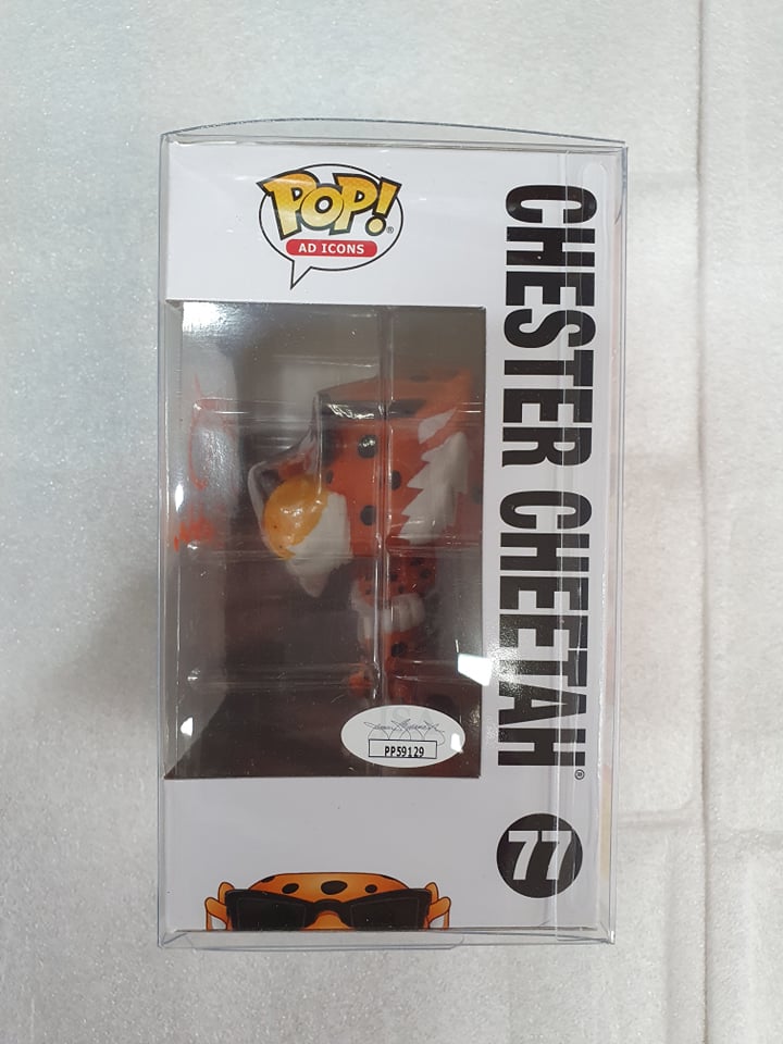 Cheetos Ad Icons - Chester Cheetah #77 Signed Pop! Vinyl