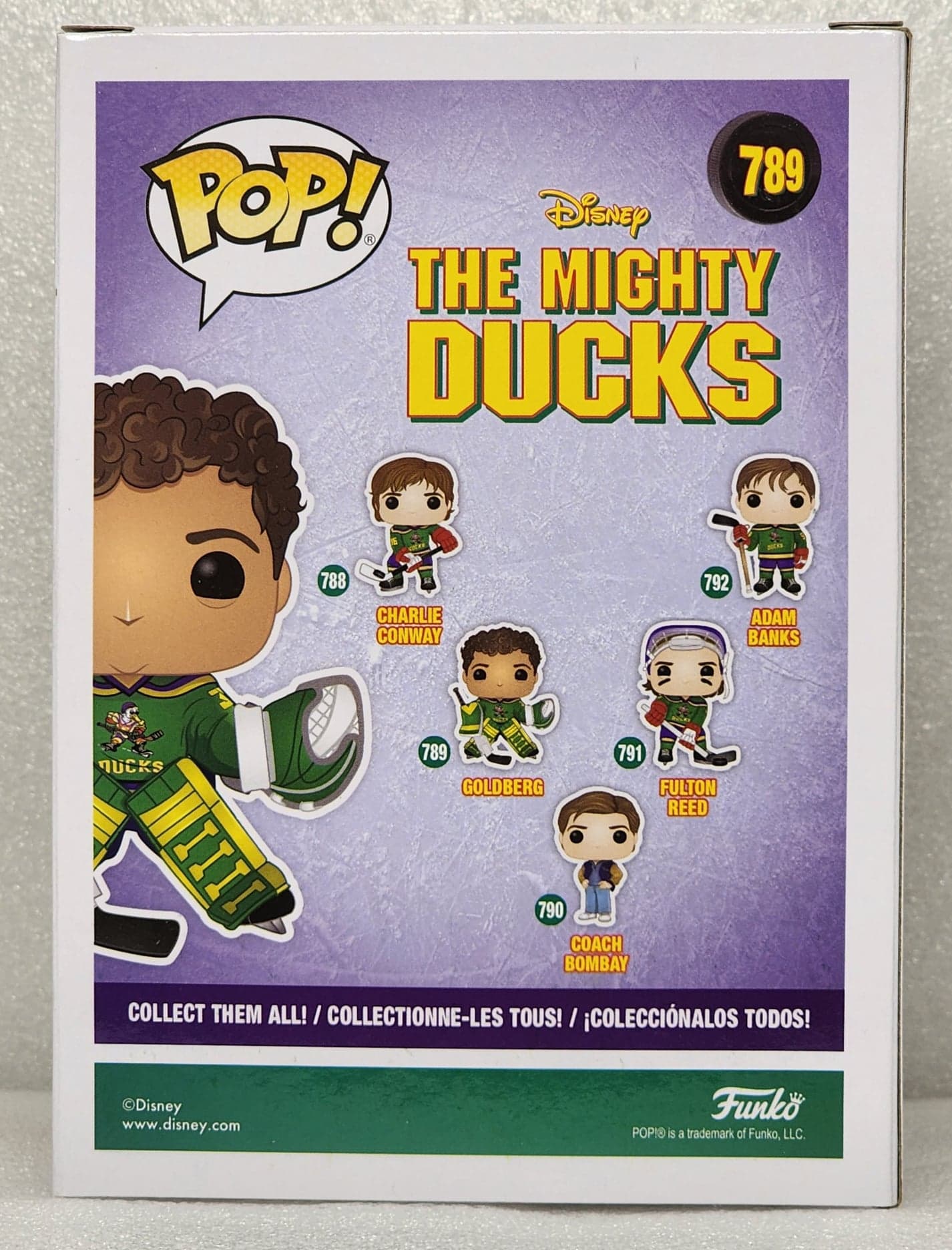Mighty Ducks - Goldberg Signed Pop! Vinyl #789